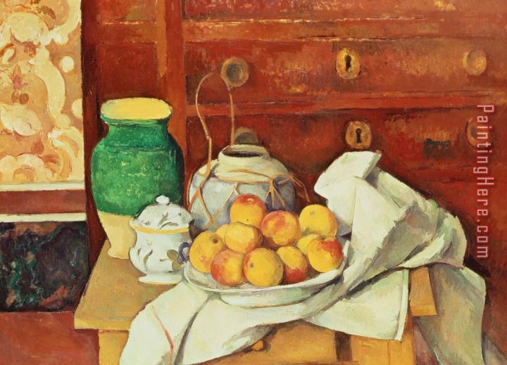 Paul Cezanne Still Life With A Chest Of Drawers
